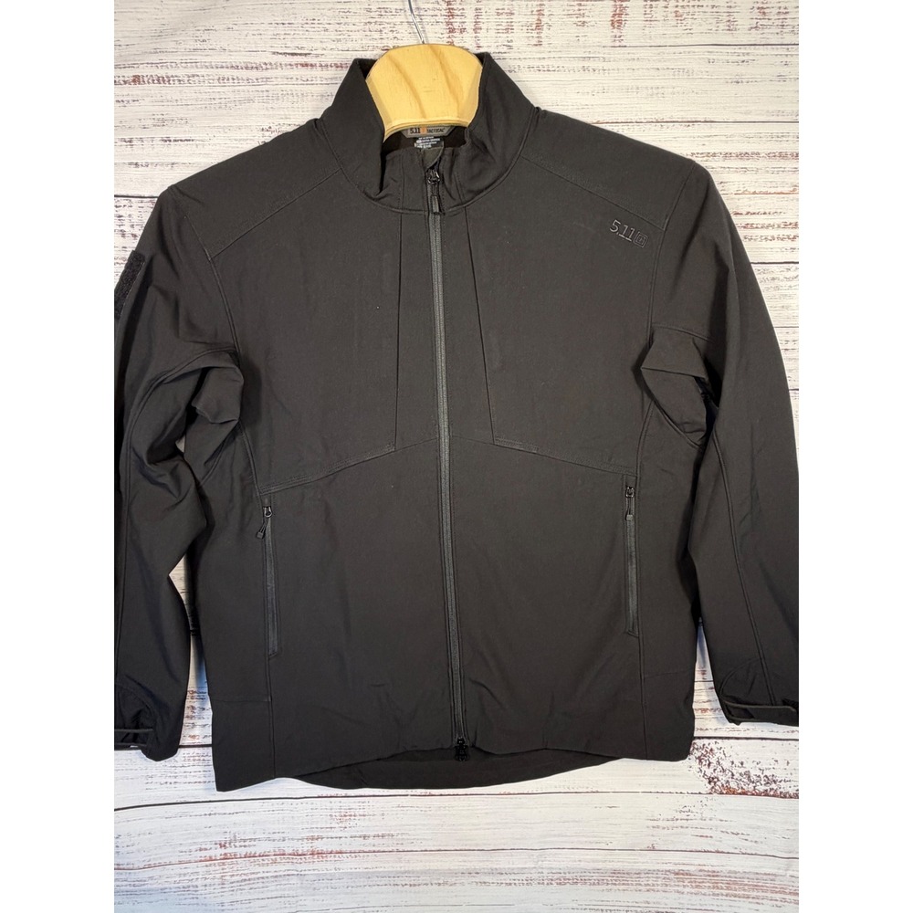5.11 Tactical Sierra Softshell Jacket 78005 Men XL Black Fleece Lined Duty Coat